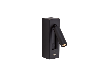WINSLOW 1W Surface Mount Wall Light with USB Port